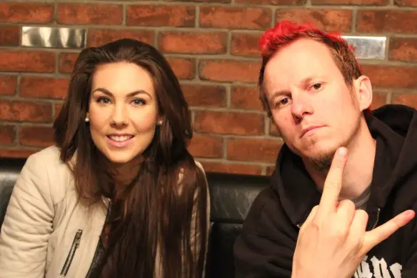 Elize Ryd and Jake of Amaranthe Photo: Stefan Nilsson