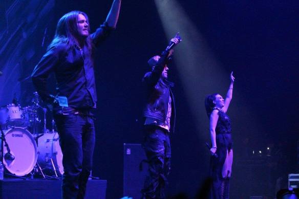 Amaranthe on stage in Roppongi. Photo: Stefan Nilsson