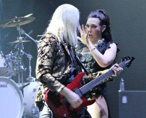 Amaranthe on stage in Roppongi. Photo: Stefan Nilsson