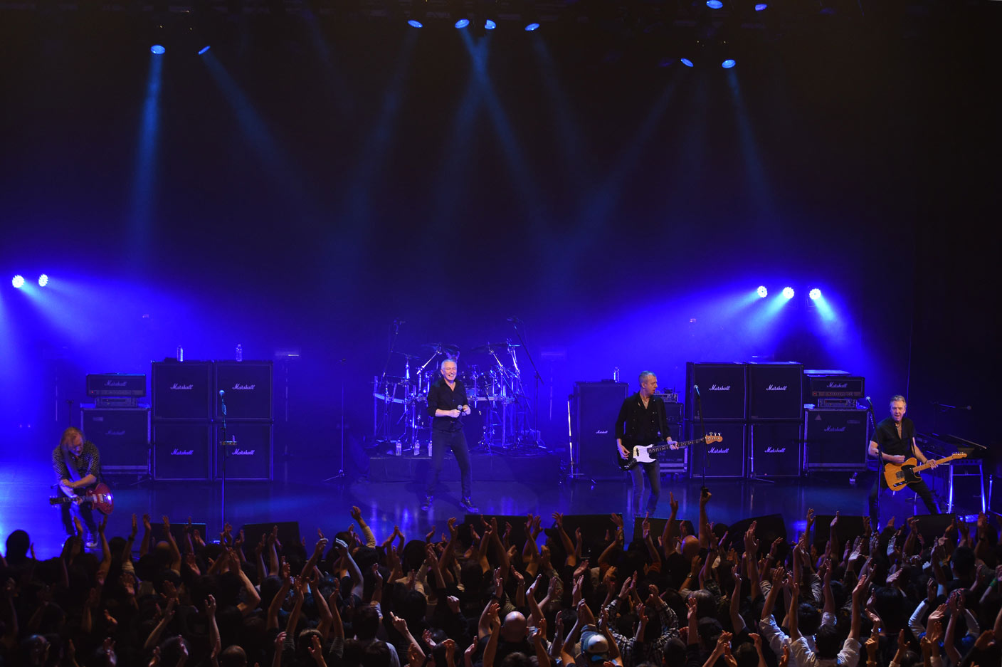 Thunder - onstage in Tokyo. Photo: Mikio Ariga