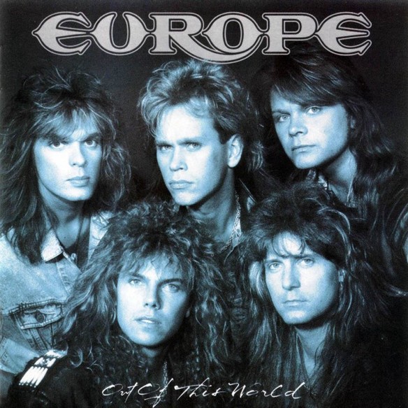 Kee Marcello (bottom right corner) with Europe.