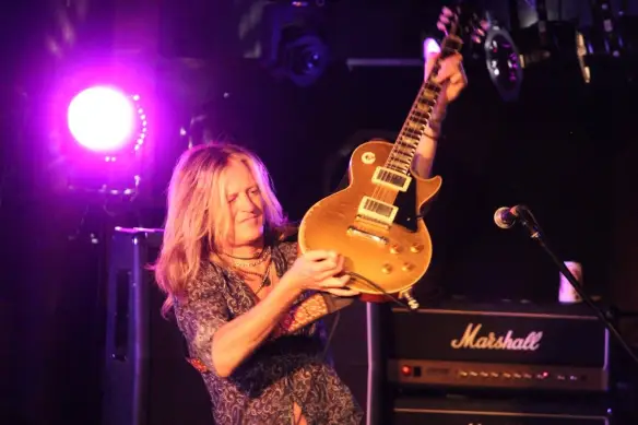 Doug Aldrich and his guitar. Photo: Stefan Nilsson