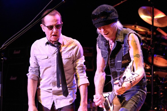 Graham Bonnet and Michael Schenker on stage in Tokyo. Photo: Stefan Nilsson