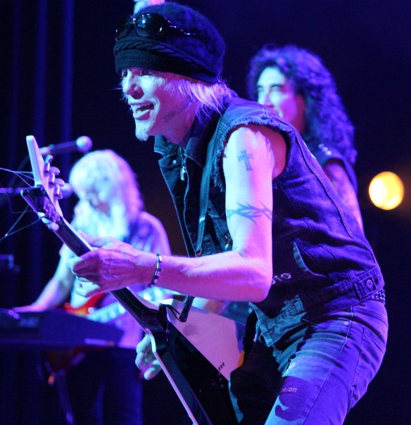 Michael Schenker on stage in Tokyo. Photo: Stefan Nilsson