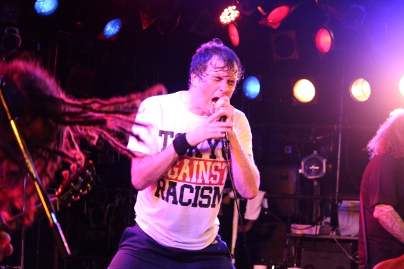 Napalm Death on stage in Tokyo, 5th September 2016. Photo: Stefan Nilsson