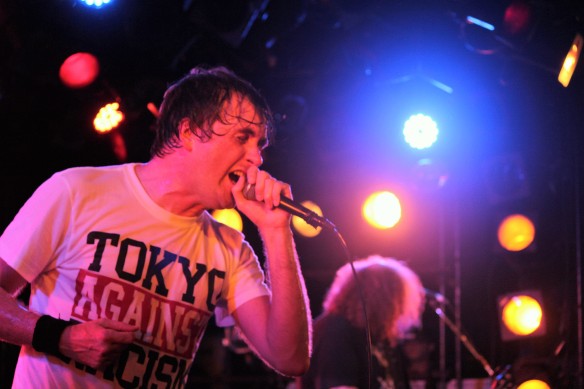Napalm Death on stage in Tokyo, 5th September 2016. Photo: Stefan Nilsson