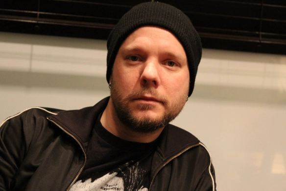 Jan Rechberger of Amorphis. Photo: Stefan Nilsson