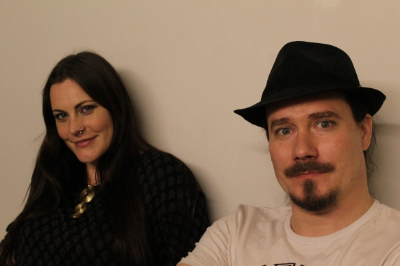 Floor Jansen and Tuomas Holopainen of Nightwish in Tokyo. Photo: Stefan Nilsson