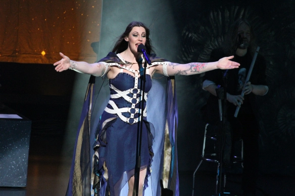 Floor Jansen of Nightwish onstage in Tokyo. Photo: Stefan Nilsson