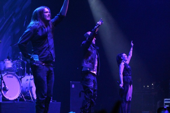 Amaranthe on stage in Tokyo. Photo: Stefan Nilsson