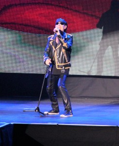 Klaus Meine on stage at Loud Park with Scorpions. Photo: Stefan Nilsson