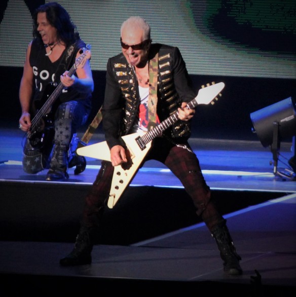 Rudy Schenker on stage at Loud Park with Scorpions. Photo: Stefan Nilsson