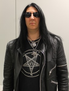 Lord Ahriman of Dark Funeral backstage at Loud Park. Photo: Stefan Nilsson