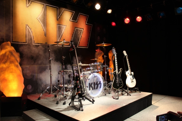 A KISS-themed stage at the KISS Expo in Tokyo, Photo: Stefan Nilsson