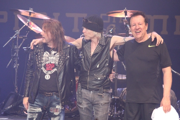 Doogie White, Michael Schenker, Herman Rarebell Photo: Stefan Nilsson