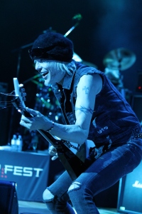 Michael Schenker on stage in Tokyo. Photo: Stefan Nilsson