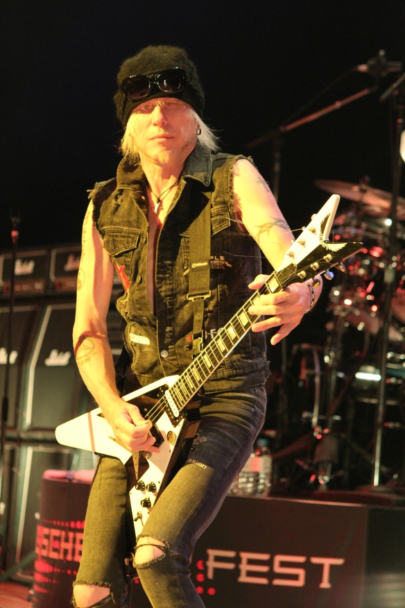 Michael Schenker on stage in Tokyo. Photo: Stefan Nilsson