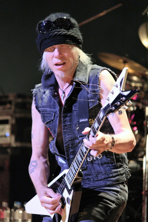 Michael Schenker on stage in Tokyo. Photo: Stefan Nilsson