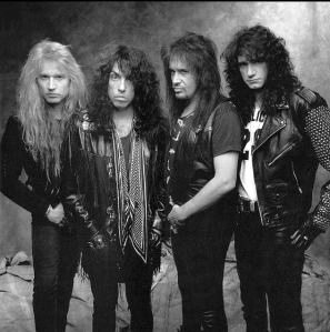Bruce Kulick with Kiss during the