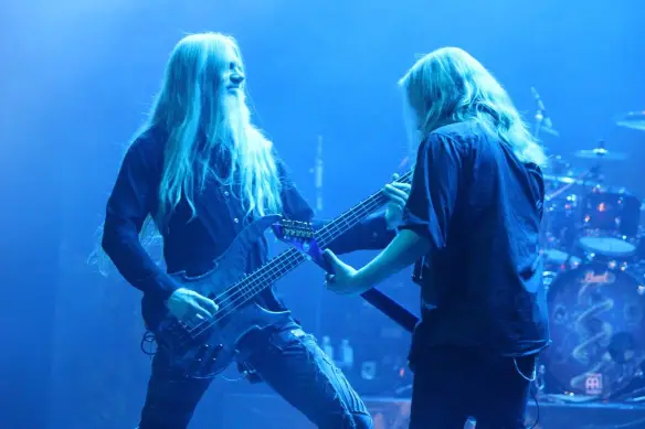 Marco Hietala and Emppu Vuorinen of Nightwish. Photo: Stefan Nilsson