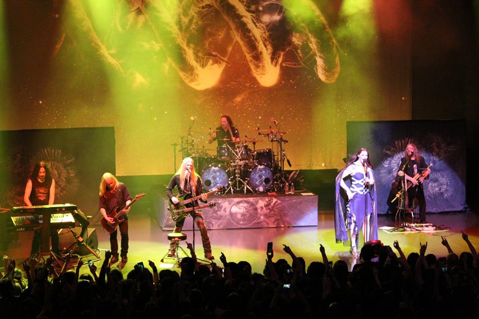 Nightwish onstage in Tokyo. Photo: Stefan Nilsson